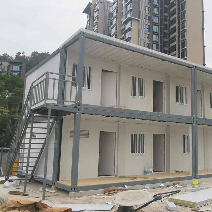 modular homes stackable foldable container house prefab steel frame ...