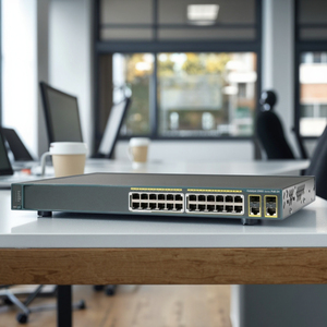 VENTE FLASH Commutateur C <span class=keywords><strong>S</strong></span> 2960-Plus, 24 ports 10/100 LAN Base PoE, commutateur réseau WS-<span class=keywords><strong>C2960</strong></span>+<span class=keywords><strong>24PC</strong></span>-L - Product Image 3