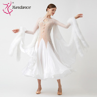 B-23106 personnalisé nouvelle robe de danse de salon standard international robes de danse de salon en soie perlée de haute qualité à vendre