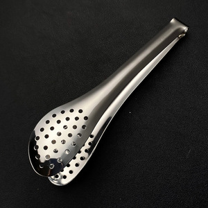 คลิปหนีบอาหารสแตนเลส 304 คลิปหนีบหลายรูขนาดกะทัดรัดสำหรับบาร์บีคิวสเต็กบุฟเฟ่ต์หม้อไฟทนทานทำความสะอาดง่ายอเนกประสงค์ - Product Image 1