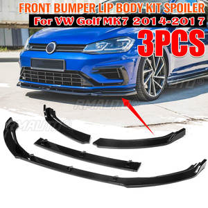 High Quality 3pcs <b>Car</b> Front Bumper Splitter Lip Spoiler Lip <b>Diffuser</b> Protector Guard Cover Trim <b>for</b> VW <b>for</b> Golf MK7 2014-2017 - Product Image 1