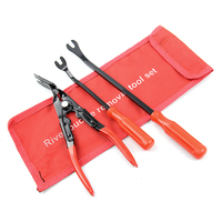 Kit de 3 outils de démontage et de réparation pour garnitures de portières de voiture, pinces de retenue et outils à main