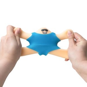 Nuevo Juguete Blandito de TPR de Superhéroe Estrella, Juguete Sensorial Antiestrés Elástico de Hombre Musculoso Mochi para Niños - Product Image 1