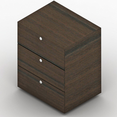 Modern Dresser 50x38 H60 Glossy <b>White</b> Three Drawer <b>Storage</b> <b>Cabinet</b> for Bedroom - Product Image 3