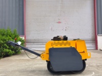 Mini-compacteur routier à double tambour pour chantiers étroits