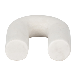 Decorazione a forma di ferro di cavallo arrotondato in marmo per la casa, l'ufficio, il bagno, il soggiorno, per decorare gli scaffali, forma curva - Product Image 6