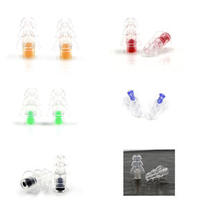 1 paire de bouchons d'oreilles haute fidélité 26db <span class=keywords><strong>musique</strong></span> réduction du <span class=keywords><strong>bruit</strong></span> étanche <span class=keywords><strong>anti</strong></span>-<span class=keywords><strong>bruit</strong></span> silicone Bouchons d'oreille - Product Image 5