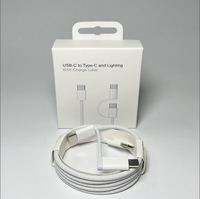 HYTO - Cable USB-C a C y L 2 en 1 de Carga Rápida con Trenzado de Nailon, Cable de Transferencia de Datos Tipo C PD de 60 W para Android Samsung