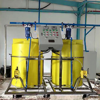 Meistverkauftes Chlor-Dosiersystem Chlor PAC / PAM / Säure / Alkali Dosiersystem mit Dosierpumpe Dosiertank und Mischer