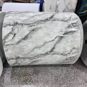 Painéis de Parede Modernos Fonjue, Placas Flexíveis de PVC UV, Folha de Mármore, Painel Plástico para Decoração de Interiores - Product Image 2