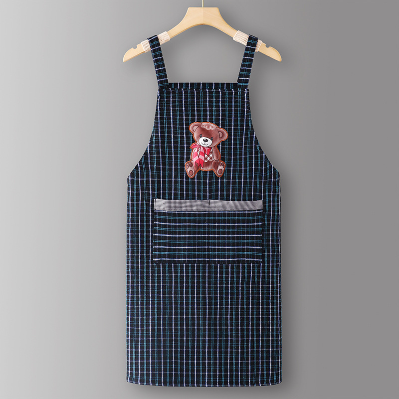 Blue BearLC604Bretelles spaghetti à carreaux en pur coton