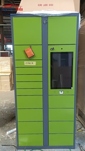 Casier intelligent pour colis, moderne, extérieur, numérique, à service libre, en métal, avec écran tactile - Product Image 4