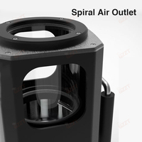 Torréfacteur à air chaud rotatif 120g pour café, petit torréfacteur domestique sans fumée, machine à torréfier les grains électriques, prend en charge l'application Android IOS