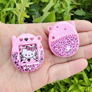 Cuentas acrílicas de 36mm*30mm con diseño de gato estilo <span class=keywords><strong>Tamagotchi</strong></span> de dibujos animados japoneses para cadena de teléfono DIY - Product Image 3