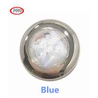 Foyo — lampe latérale de Navigation LED, Marine, 12 V, en acier inoxydable, phare vertical bleu, pour bateau et Yacht, Offre Spéciale