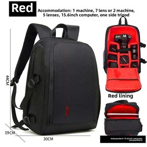 Túi đeo chéo đựng máy ảnh <span class=keywords><strong>DSLR</strong></span> tùy chỉnh dành cho thiết bị kỹ thuật số ngoài trời, nam giới, sử dụng hàng ngày, túi đeo máy ảnh chống nước - Product Image 2