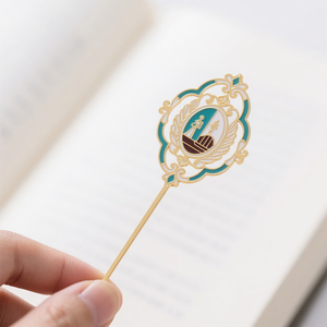 Radiant Custom 3D Metal Book Tags with Tassel for Elegant Reading <b>Gifts</b> - Product Image 4