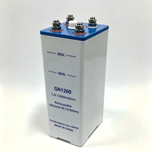 Batterie rechargeable alcaline nickel-cadmium (NiCD) à faible décharge KL1200P 1,2V 1200AH GN1200 KPL1200 IEC60623 Alimentation de secours - Product Image 1