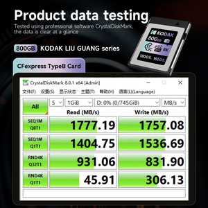 kodak High Speed Plastic Camera <b>Memory</b> <b>Card</b> 1TB CFexpress Type-B Liu Guang Series for 4K/8K Video - Product Image 6