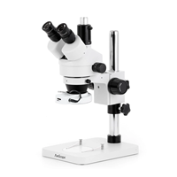 AmScope 3.5X-180X Manufacturing 144-LED Zoom Stereo Microscope with 10MP Digital Camera