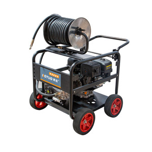 Nettoyeur de tuyaux à essence Botuo 2175Psi 150Bar 36Lpm, machine de dragage de tuyaux, machine de nettoyage de tuyaux - Product Image 1