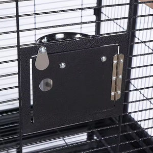 Nouveauté <span class=keywords><strong>Cage</strong></span> à oiseaux en volière 100X78X170Cm, <span class=keywords><strong>cage</strong></span> à oiseaux ornementale de luxe en métal avec roues fixables - Product Image 6