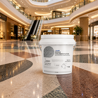 Peinture époxy bicomposante résistante à l'usure Caibel Direct Mfr pour sols industriels avec sable époxy coloré