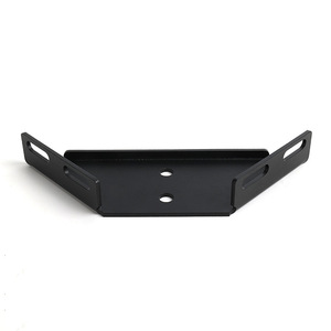 Soporte de Esquina Trapezoidal de Metal Negro para Camas, Conector Duradero, Accesorio de Ferretería - Product Image 3