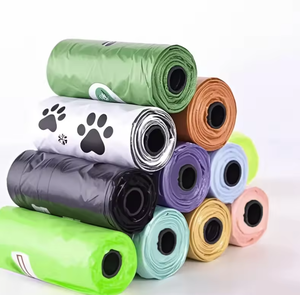 Venta caliente de alta calidad logotipo personalizado impreso biodegradable perrito bolsas de basura ecológicas bolsas de caca de perro al por mayor perro de plástico - Product Image 3