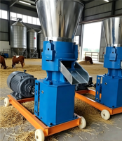 Machine de production de granulés d'aliments pour animaux 50-100 kg/h, usine de fabrication de machines à alimenter les animaux, applicable aux pâturages
