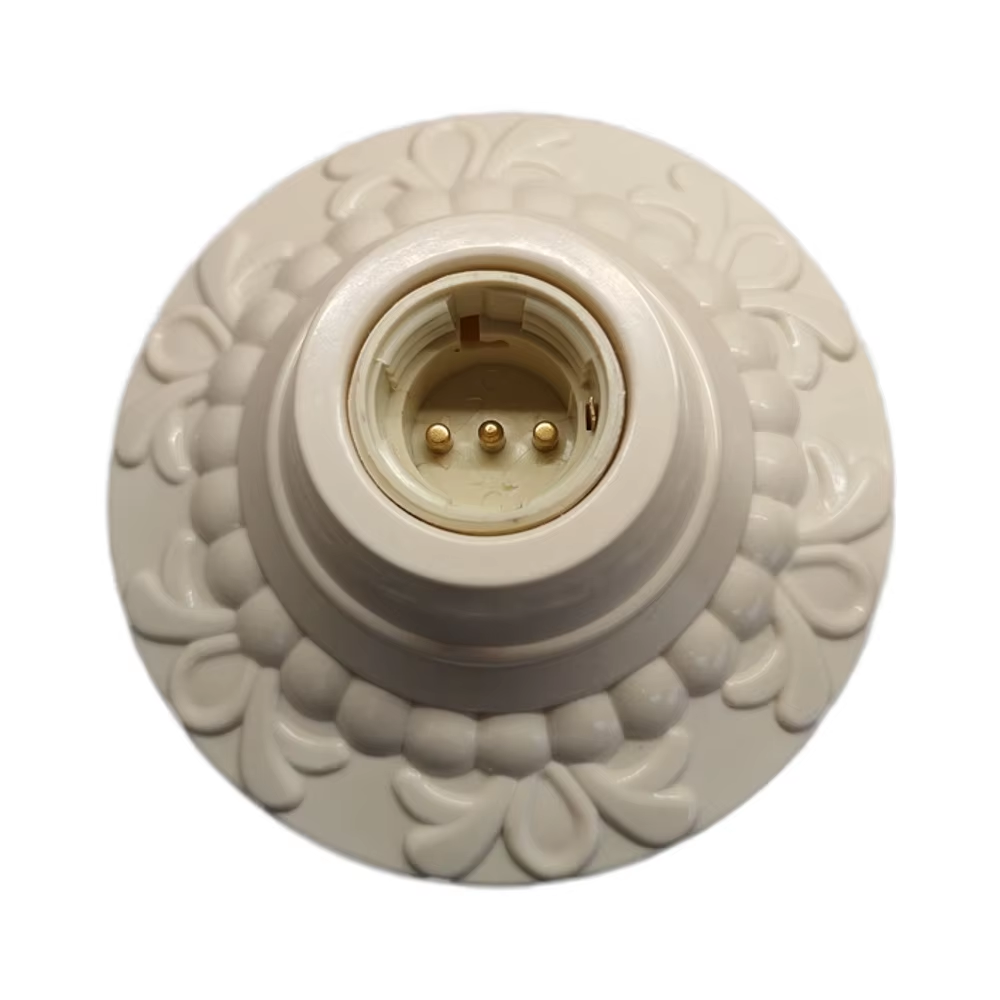 Plastic Bakelite B22/E27 Dual Use Safety Ceiling Lamp Holder