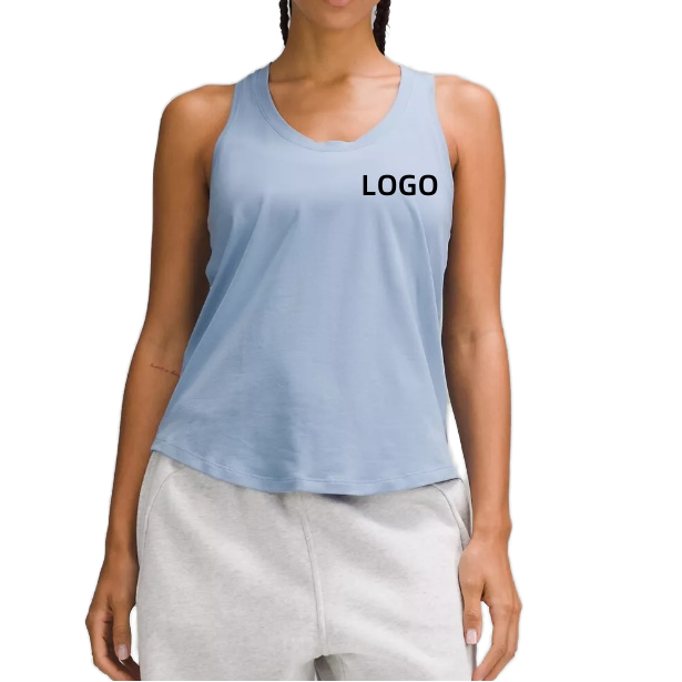 Arabella 2025 Custom Women's round Neck Bamboo Gym Yoga Tank Top Breathable Knitted Sweat-Wicking Racerback Sleeveless Wear