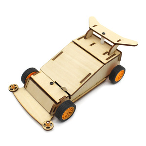 Kit de voiture 4x4 en bois pour enfants, jouet d'assemblage de modèle STEM pour l'éducation scientifique, contrôle manuel, artisanat éducatif, âge 7-9 ans - Product Image 2