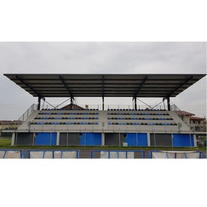 Tribunas con Cubierta de Acero Galvanizado en Caliente, Hechas a Medida, Marca CETA, Resistentes a la Intemperie, Duraderas para Todas las Estaciones, Fabricadas en Italia - Product Image 1