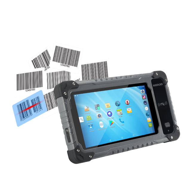 OEM S70R 7 Inch Android Industrial Computer 10000mAh Handheld Rugged Tablet PC Octa Core Processor 2D Barcode Scanner Reader NFC