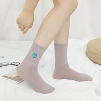 Chaussettes brodées pour femmes en coton personnalisé de haute qualité Chaussettes de sport pour hommes avec logo personnalisé