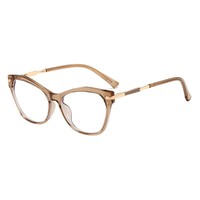 Monturas de Gafas de Moda Cat-eye TR90 Exclusivas, Listas para Enviar, Monturas Premium con Bloqueo de Luz Azul