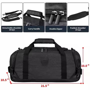 Logo personnalisé Meilleur sac fourre-tout à des prix abordables Sac à bandoulière pour hommes et femmes Vêtement Yoga Fitness Gym Voyage d'affaires Basketball Rangement sportif - Product Image 3
