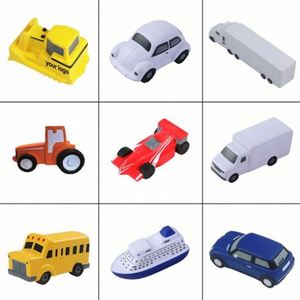 Pelota Antiestrés de PU con Diseño de Tren de Dibujos Animados, Juguete Sensorial Suave para la Oficina y el Tiempo de Juego - Product Image 2