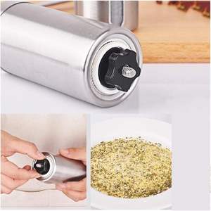 Moulin à café manuel en acier inoxydable, réglage réglable, moulin à café à meules - Product Image 4