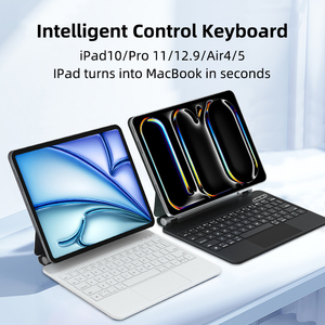 Keysco Custom Tablet caso teclado mágico sem fio para iPad Pro 11 polegadas Air 6 5 4 10.9 para iPad Air 11 polegadas M2 e M3 - Product Image 2