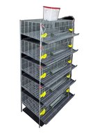 Nouvelle Cage à Cailles Commerciale en Acier Galvanisé Durable et Écologique, Conception Type H, Batterie Avicole Automatisée 6 Niveaux, Capacité 360