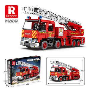 Reobrix 22005 Camión de Bomberos Mecánico, Modelo de 3266 Piezas, Bloques de Construcción, Juguete de Ensamblaje para Niños, Regalo de Navidad - Product Image 6