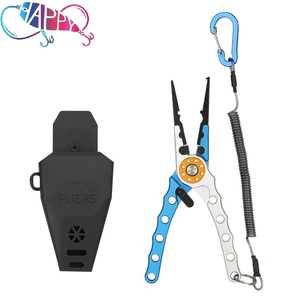 <span class=keywords><strong>Pince</strong></span> de pêche en aluminium multicolore <span class=keywords><strong>Pince</strong></span> à anneau fendu Coupeur de ligne en acier au tungstène Outil de pêche multifonction Pesca - Product Image 3
