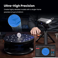 Revopoint MINI 2 Haute Qualité 16 Fps Vitesse de Balayage Lumière Bleue Haute Précision 0.02mm Laser 3D Scanner
