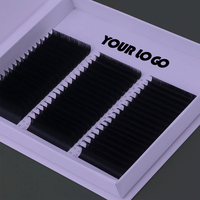 Extensions de cils volumineuses en fibres PBT, matière synthétique pour cheveux, fabrication artisanale, cils artificiels longs et naturels, style sans cruauté, végétalien