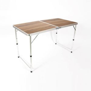 Outdoor Lightweight Aluminum Folding Picnic <b>Table</b> <b>Adjustable</b> Height Portable Camping <b>Table</b> - Product Image 5