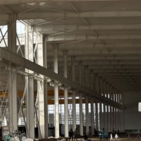 Structure en acier standard pour garage, entrepôt, atelier personnalisé, usine, centre logistique, certifiée CE et ISO