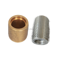 Perforation aiguille rouleau goupille manchons épinglé rouleau pour cuir plastique papier caoutchouc trou poinçonnage