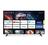 Prix d'usine, logo personnalisé, OEM UCOM, téléviseur intelligent Android 4K, 32-100 pouces, téléviseur LED pour hôtel, 16:09, noir